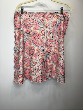Source Unknown Pink Paisley Print Women’s Skirt